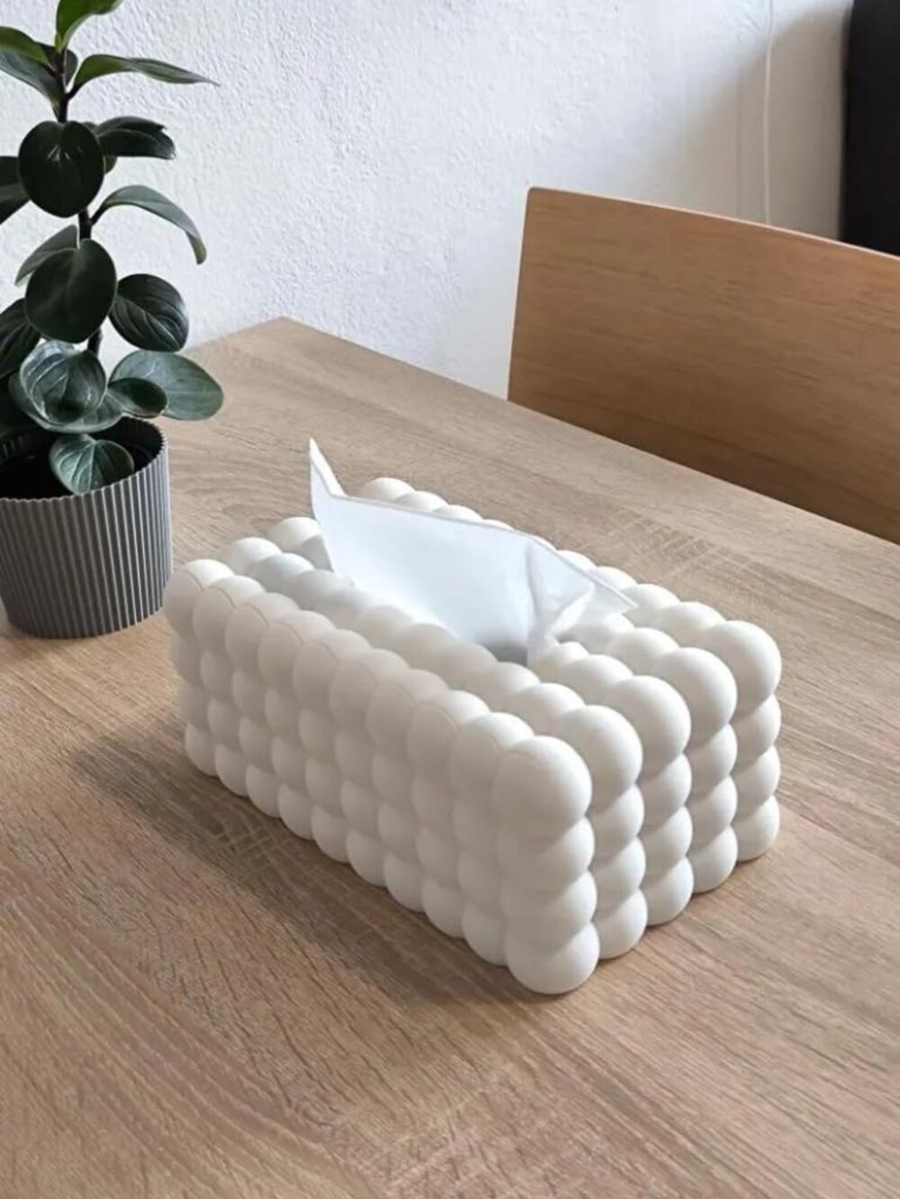 Modern Bubble Tissue Box Cover Decorative Rectangular Tissue Holder